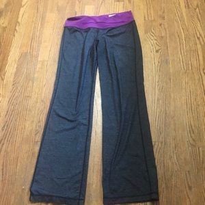 LuLuLemon High Rise, Flare Workout Pants. Size 10
